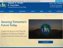 Tablet Screenshot of danwhiteandassociates.com